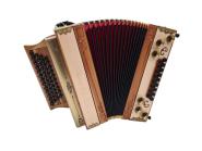 Steirische Harmonika G C F B WoidBua Premium Ahorn-Zwetschke 