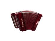 Caruso Harmonika C-04BC-RD 8 Bässe 2-reihig 4chörig 