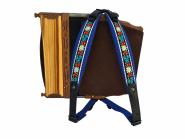 Harmonikariemen Junior Edelweiss blau 