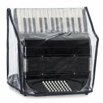 Akkordeon Abdeckhaube Staubschutz Cover Transparent, 48-Bässe 