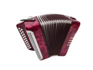 Silvetta Harmonika diatonisch XG-08S-BCR 8 Bässe 2 Reihen B-C 