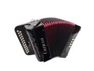 Caruso Harmonika C-04BC-BK 8 Bässe 2-reihig 4chörig 