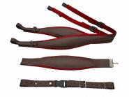 Harmonikariemen Komplettset Comfort braun/rot 