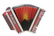Steirische Harmonika Alpen Classic Shadowred G C F B 