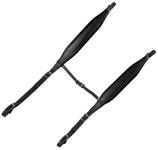 Alpenland Akkordeonriemen Standard für Akkordeon 96/120 Bass - schwarz 