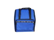 Steirische Harmonika Tasche Rucksack EDELWEISS DELUXE-PRO BLAU für 4-reihige Harmonikas 