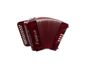 Caruso Harmonika C-04BC-RD 8 Bässe 2-reihig 4chörig 