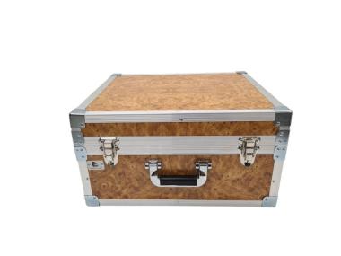 Steirische Harmonika Koffer Flightcase Wurzelholz für 4-reihige Harmonika 