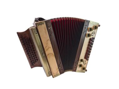 Steirische Harmonika G C F B WoidBua Premium Olive 