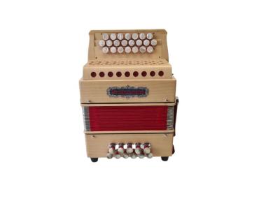 Bayerland Mini Harmonika G C F Steirische 3-reihig 22 Tasten 