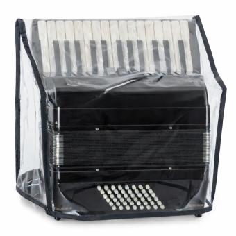 Akkordeon Abdeckhaube Staubschutz Cover Transparent, 48-Bässe 