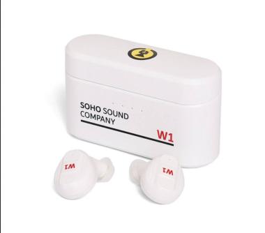 Bluetooth Ohrhörer TWS Soho W1 Powerbank Weiss – Top Sound & kabellos Musik 