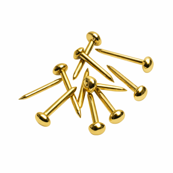 Balgpins 2,5 x 19 mm Messing 12 Stück 