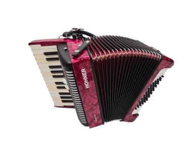 Hohner Akkordeon Bravo II 48 mit Tasche & Riemen 