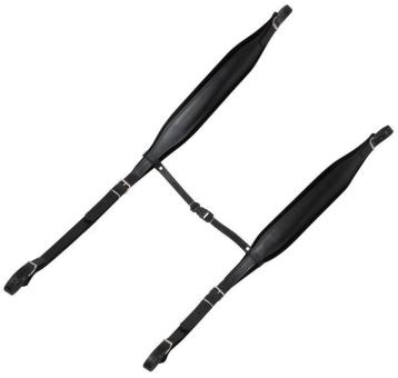 Alpenland Akkordeonriemen Standard für Akkordeon 96/120 Bass - schwarz 