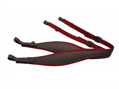 Harmonikariemen Comfort braun/rot 