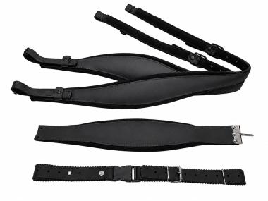Harmonikariemen Komplettset Comfort schwarz 