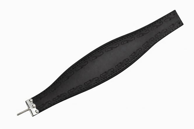 Bassriemen Elegant schwarz S-Form 