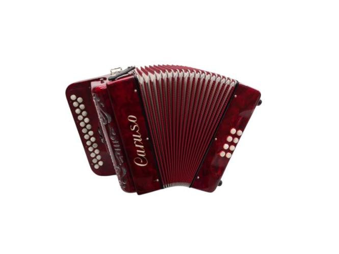 Caruso Harmonika C-04BC-RD 8 Bässe 2-reihig 4chörig 