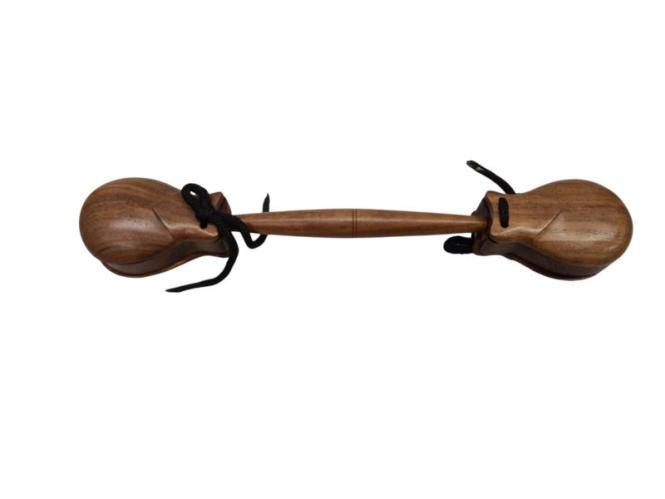 Kastagnetten Palisander Hayman 156-D Doppel-Stielkastagnette 