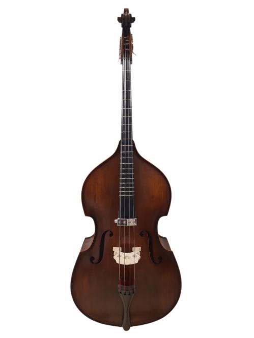 Oberkrainer Kontrabass Vollmassiv 1/2 Vintage-Seidenmatt bundiert inkl. Gigbag 