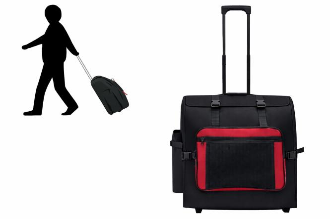 Steirische Harmonika Trolley-Bag für 5-reihige Harmonikas 