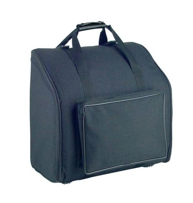 Akkordeon Tasche Rucksack ALPENLAND-DELUXE-PRO Schwarz für 72 Bässe 