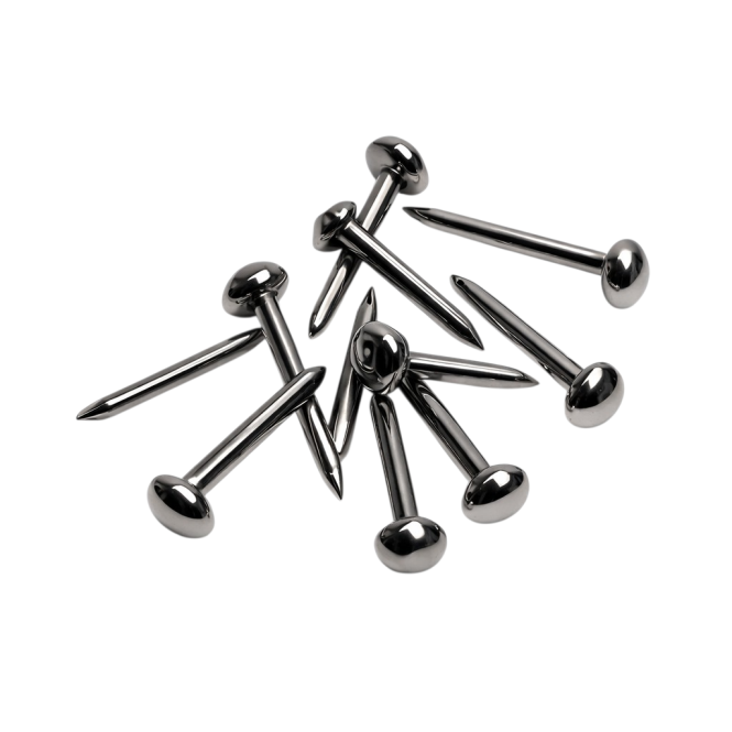 Balgpins 2,5 x 19 mm Chrom 12 Stück 