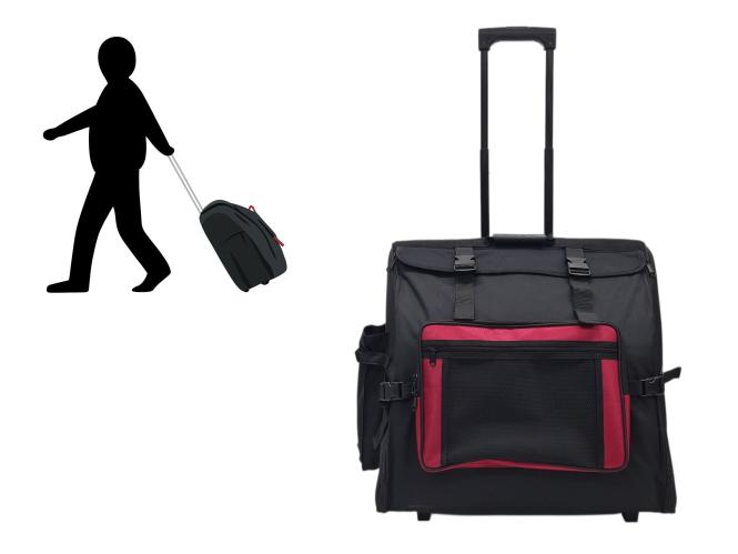 Steirische Harmonika Trolley-Bag für 3-reihige Harmonikas 