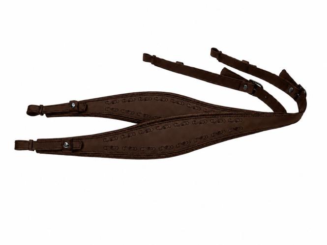 Harmonikariemen Elegant braun 