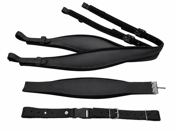 Harmonikariemen Komplettset Comfort schwarz 