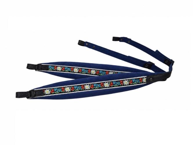 Harmonikariemen Edelweiss Profi blau 