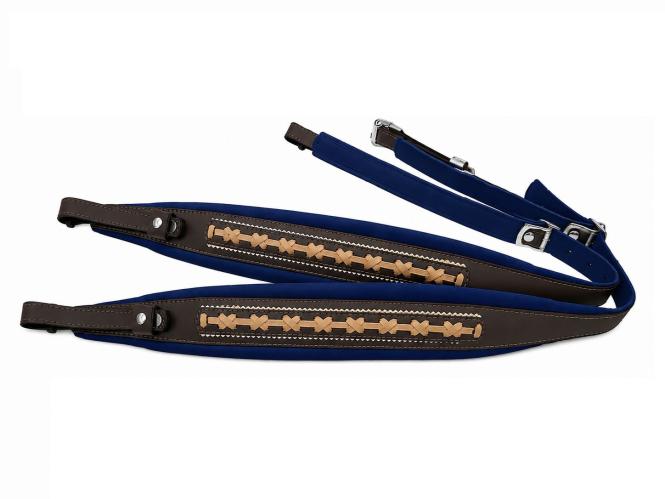Harmonikariemen Extravagant Blau 