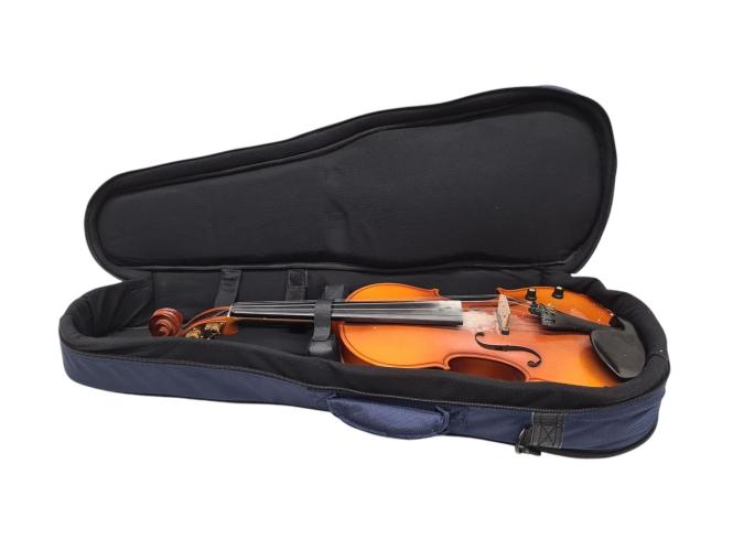 Geigentasche Violine 1/2 Gigbag 19mm Polsterung Rucksackgurt blau VSC-12-DB 